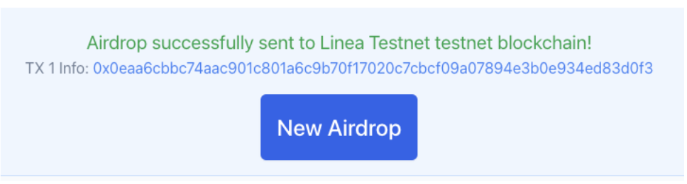 airdrop success